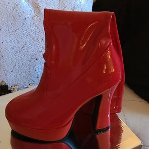 Red Patent Boot